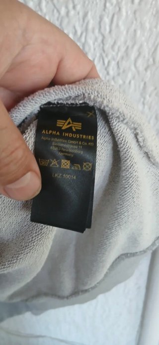 Sudadera Alpha Industries Gris