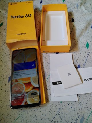 Teléfono Realme Note 60 Negro/Gris 128GB 4GB