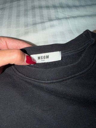 Sudadera MSGM Negra Talla S