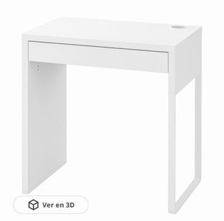 Escritorio pequeño Ikea blanco
