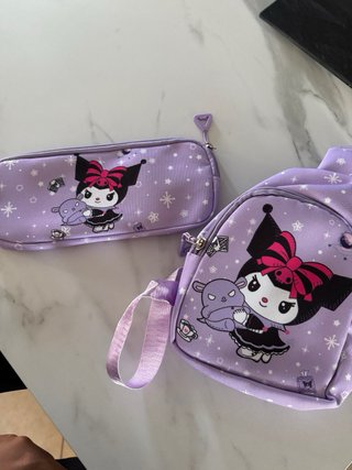 Zaino 3 pezzi Kuromi