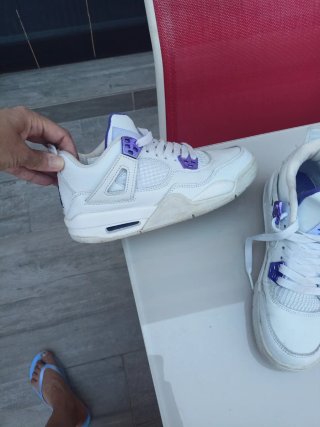 Zapatillas Jordan Mujer Blancas y Moradas