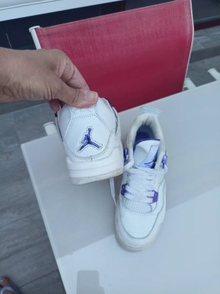 Zapatillas Jordan Mujer Blancas y Moradas