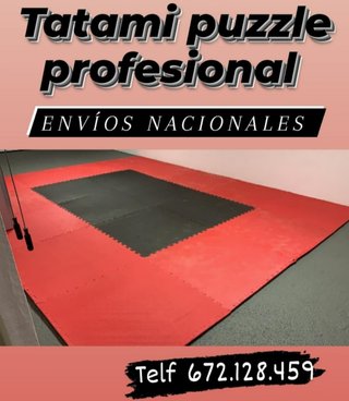 Suelo deportivo a estrenar. Tatami puzzle PRO