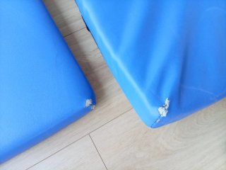 Materassini in schiuma di gomma blu