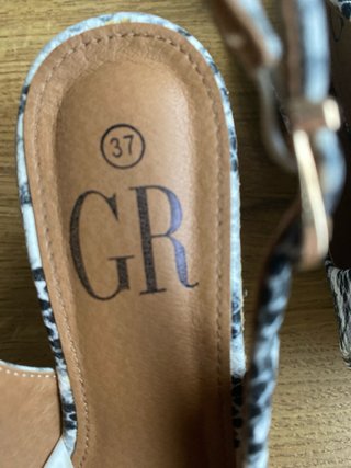 Sandalias de cuña GR talla 37