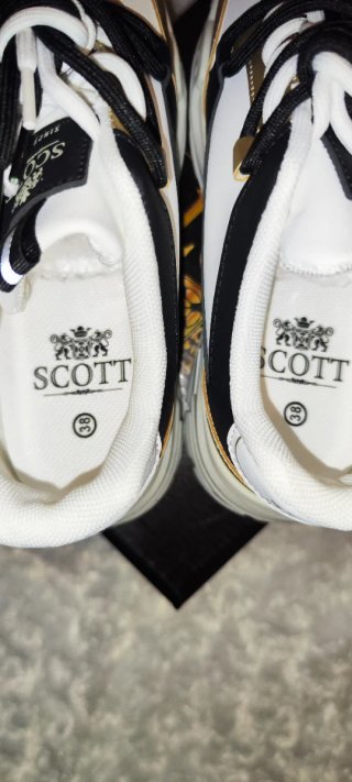 Zapatillas Scott Mujer Talla 38.5 Oro Blanco