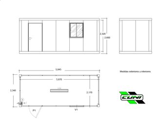 Caseta prefabricada resistente