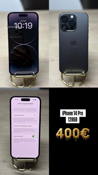 iPhone 14 Pro 128GB Negro