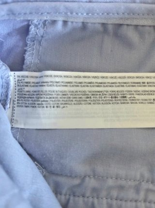 Pantalón de vestir azul tobillero | Mango