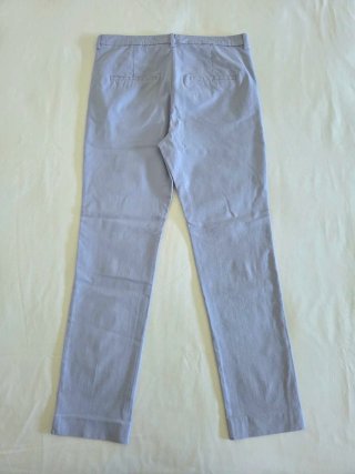 Pantalón de vestir azul tobillero | Mango