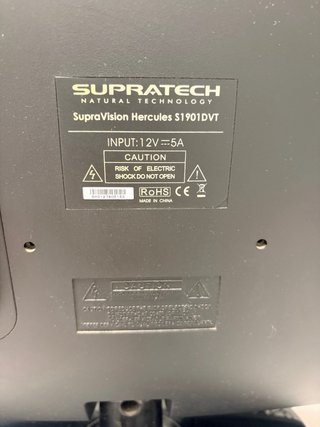 TV LCD Supratech 19 Negra