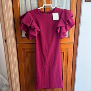 Vestido de fiesta rosa/morado talla única