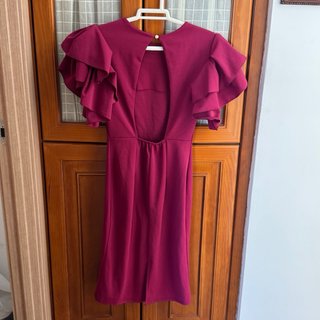 Vestido de fiesta rosa/morado talla única