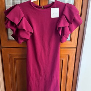 Vestido de fiesta rosa/morado talla única