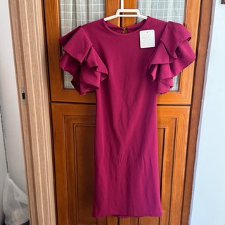Vestido de fiesta rosa/morado talla única
