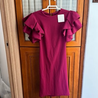 Vestido de fiesta rosa/morado talla única