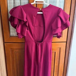 Vestido de fiesta rosa/morado talla única