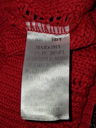 Maglia Donna traforata manica lunga Made in Italy