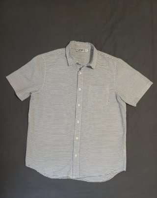 Camisa Vans Talla M Rayas Azul Marino y Blanco