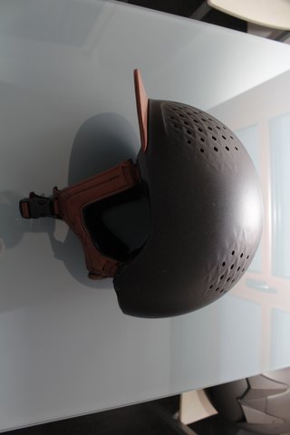 Casco Hípica Negro/Marrón Talla 54