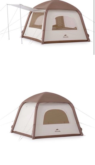 Tienda camping hinchable comedor con toldo
