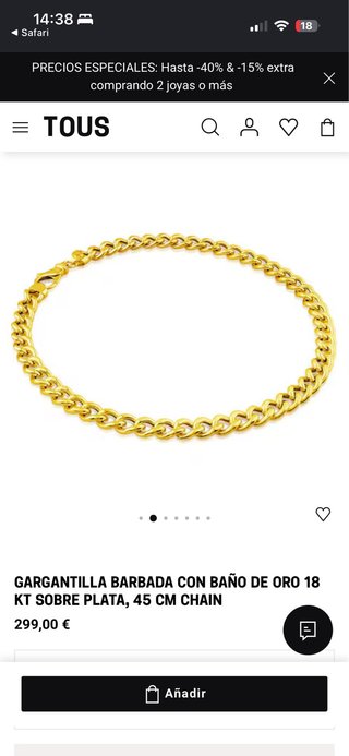 Collar Tous Oro