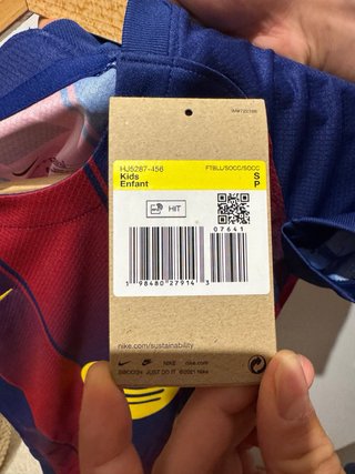 Camiseta oficial FCBarcelona temporada 2025-2026.