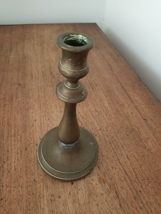Candelero latón fin s.XIX principios s.XX