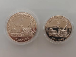 2 ONZAS PLATA 20 PESOS+1 OZ 10 PESOS 1830-1990 FER