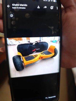 Hoverboard Naranja con Bolsa Negra