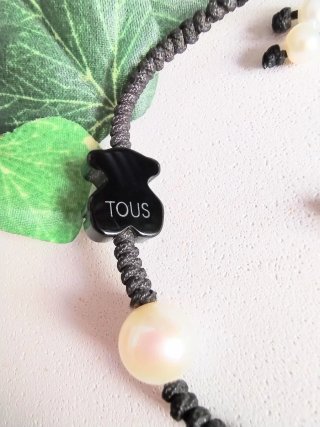 Pulsera Tous Tíbet Onix y Perla