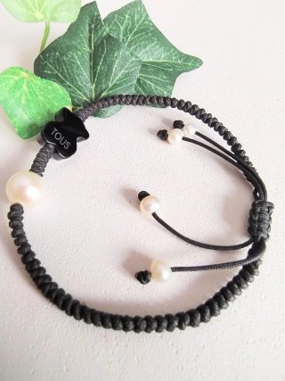 Pulsera Tous Tíbet Onix y Perla
