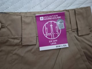 Pantalones de trekking Mountain Warehouse beige