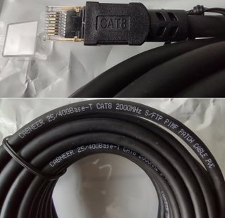 Cable Internet Ethernet CAT 8 blindado SFTP 10m