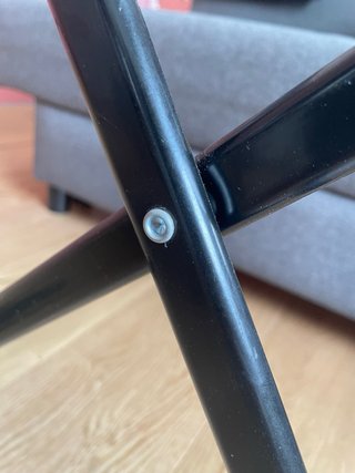 REBAJADO  Tendedero metálico negro plegable