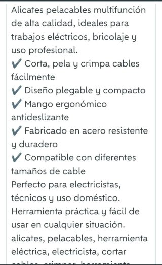 Pelacables Plegable Profesional SIKE