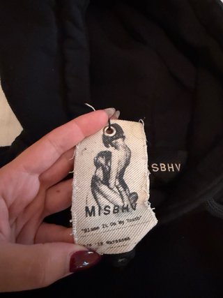 Sudadera MISBHV Negra y Rosa Talla S