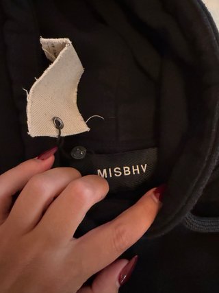 Sudadera MISBHV Negra y Rosa Talla S