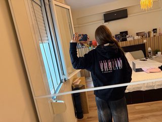 Sudadera MISBHV Negra y Rosa Talla S