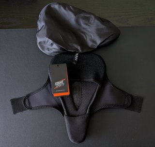 Funda de gel + impermeable para sillín bicicleta
