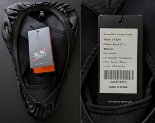 Funda de gel + impermeable para sillín bicicleta