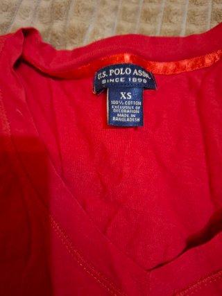 Camiseta Polo Ralph Lauren Roja Talla XS