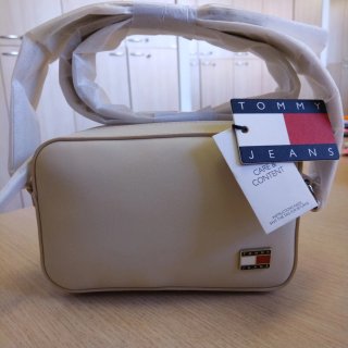 Borsa tracolla Tommy Hilfiger beige