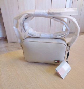 Borsa tracolla Tommy Hilfiger beige