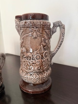 Set 6 Boccale Birra Vintage con Brocca