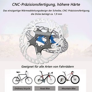Disco de freno flotante Ø 160mm bicicleta