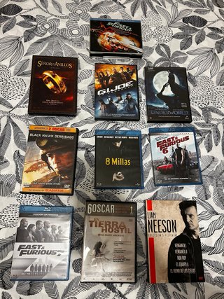 Lote Películas Blu-ray y DVD Variadas