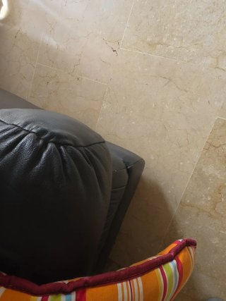 Sillón de piel negro