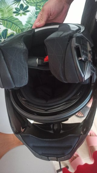 Casco Moto LS2 Niño Negro/Amarillo